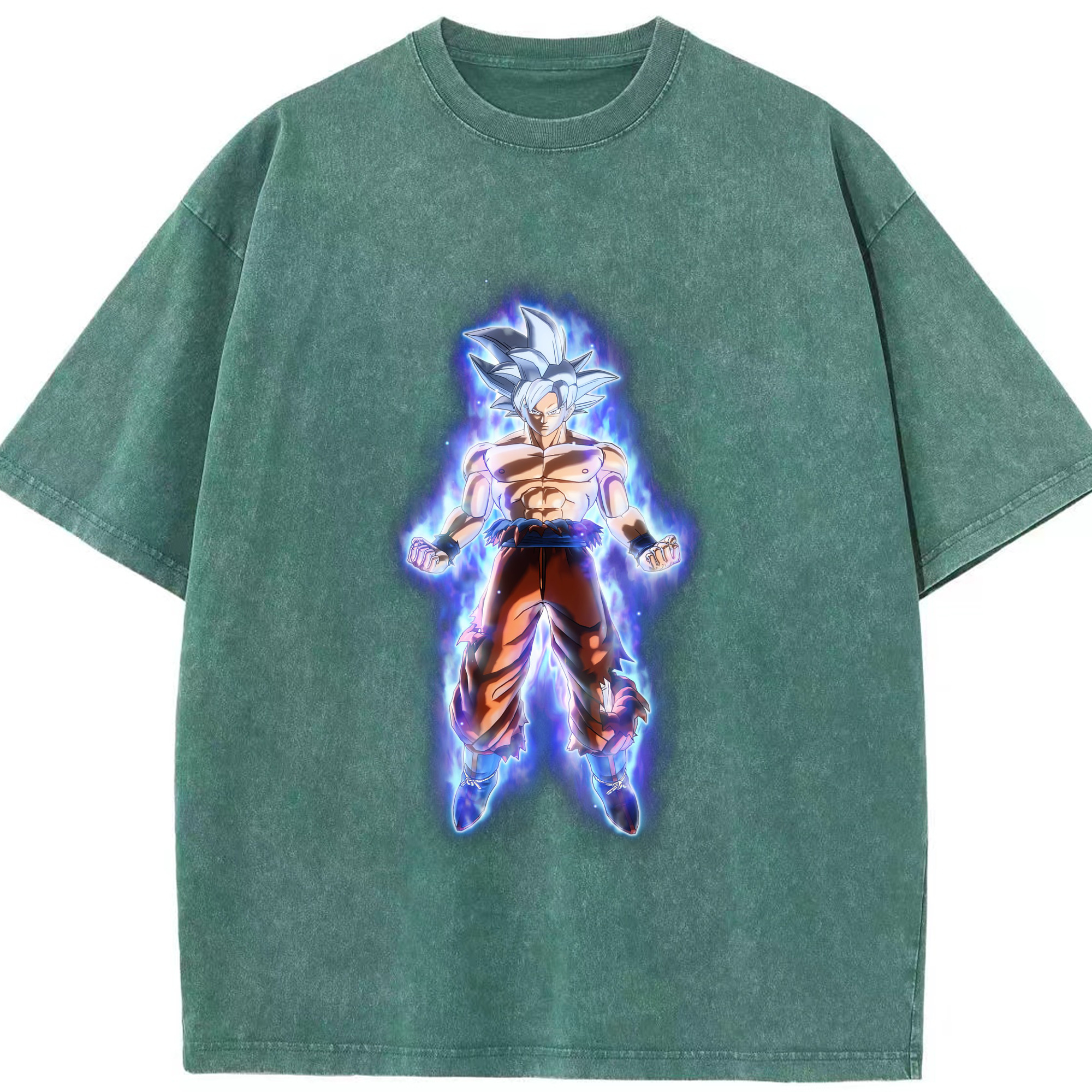 （画像用） ドラゴンボール 孫悟空（そん ごくう）Son Goku カカロット DRAGON BALL Kakarotto 綿100% ヴィンテージ風 半袖Tシャツ（フロントプリント）